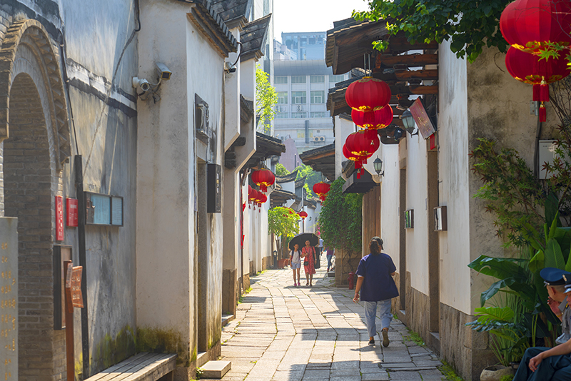 2019年6月28日，福州，三坊七巷風(fēng)光。